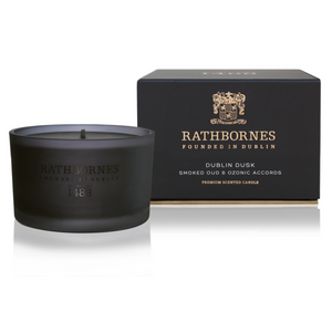 Rathbornes Dublin Dusk scented travel candle